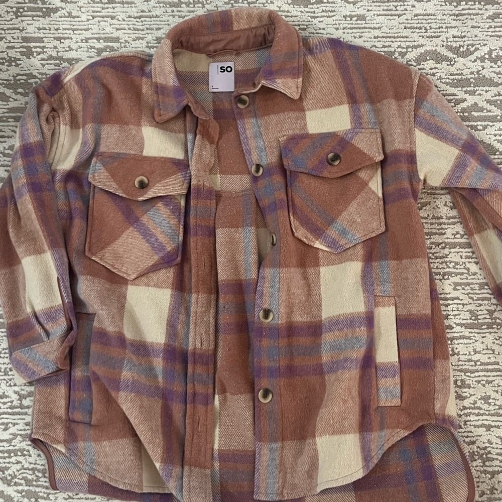 Plaid shacket